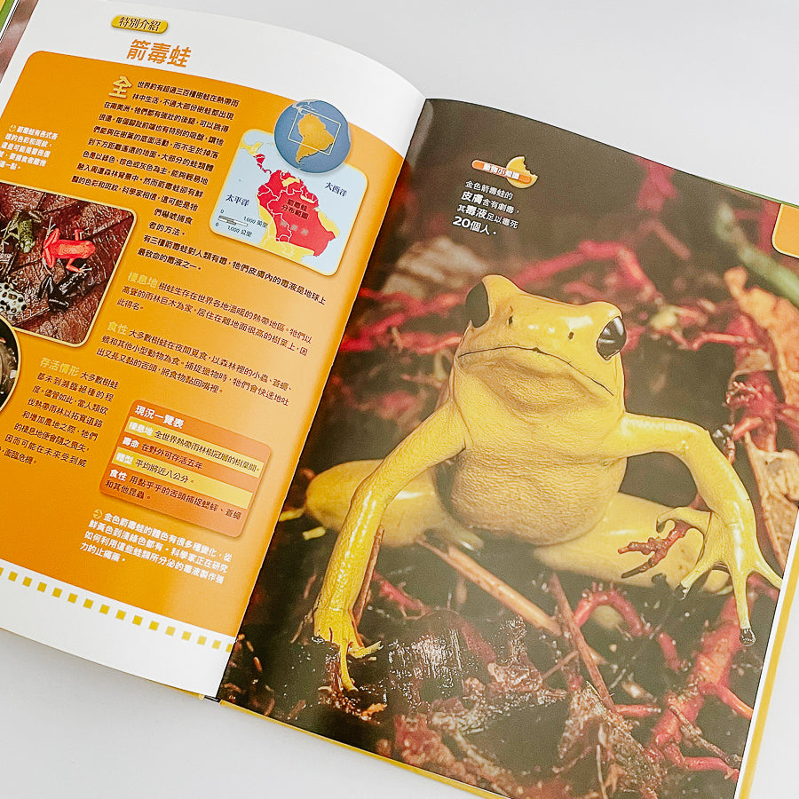 國家地理-世界野生動物地圖集:找找看,這些動物住哪裡?