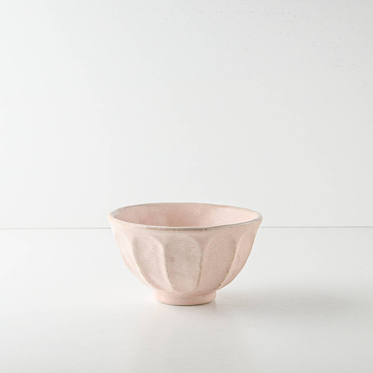 Rokuro Mino Ware Bowl 日本小兵粉引碗 - Peach (2 Size Options)