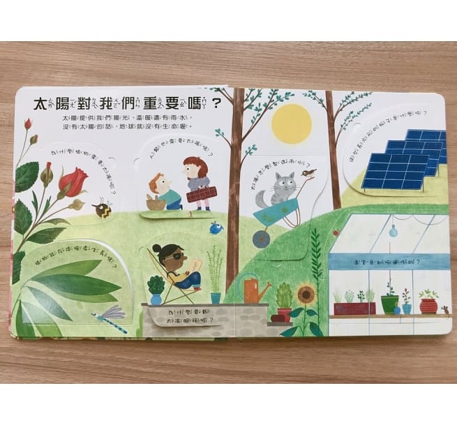 科普翻翻書:太陽為什麼會發光?