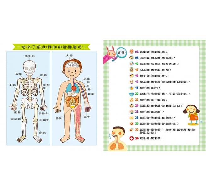 奇妙身體大不同【有趣的身體構造】