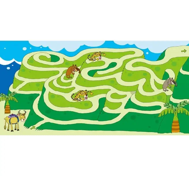 12生肖遊戲書:迷宮挑戰賽+動物捉迷藏-聖誕‧新年歡樂派對