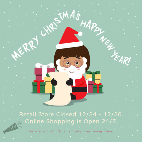 Holiday Hours 聖誕與新年假期營業時間