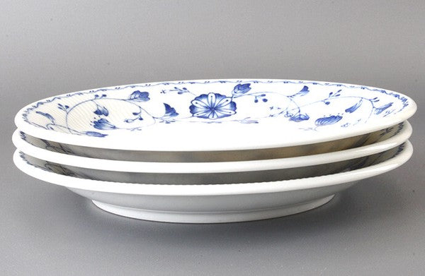 Royal Flower Mino Ware Plate Set – 7.5" Set of 3