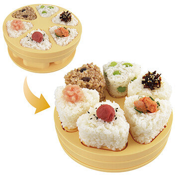 日本彈跳飯糰模具（一次做6顆飯糰）