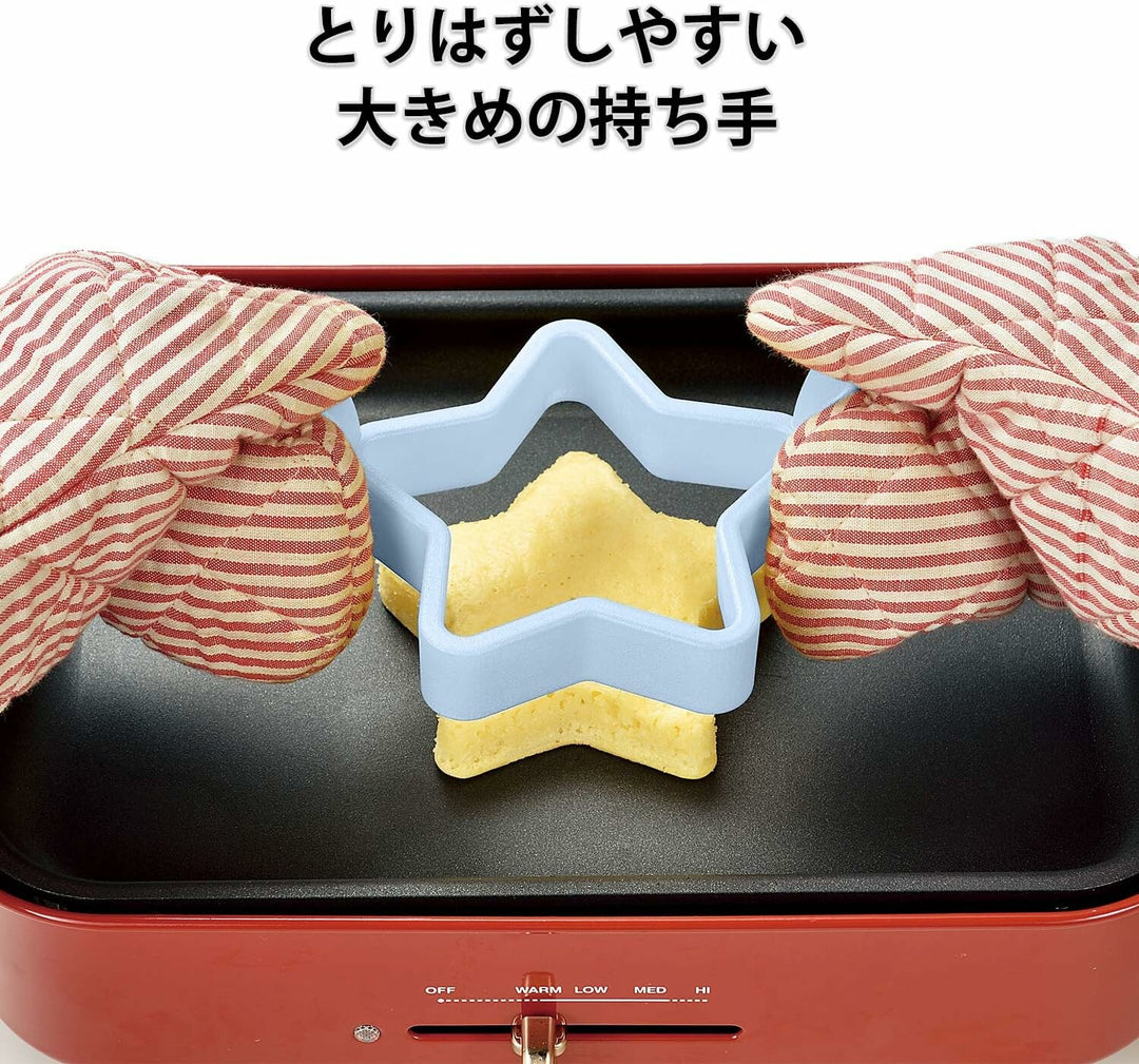 日本貝印 小廚師鬆餅模具套裝 (星星 月亮)
