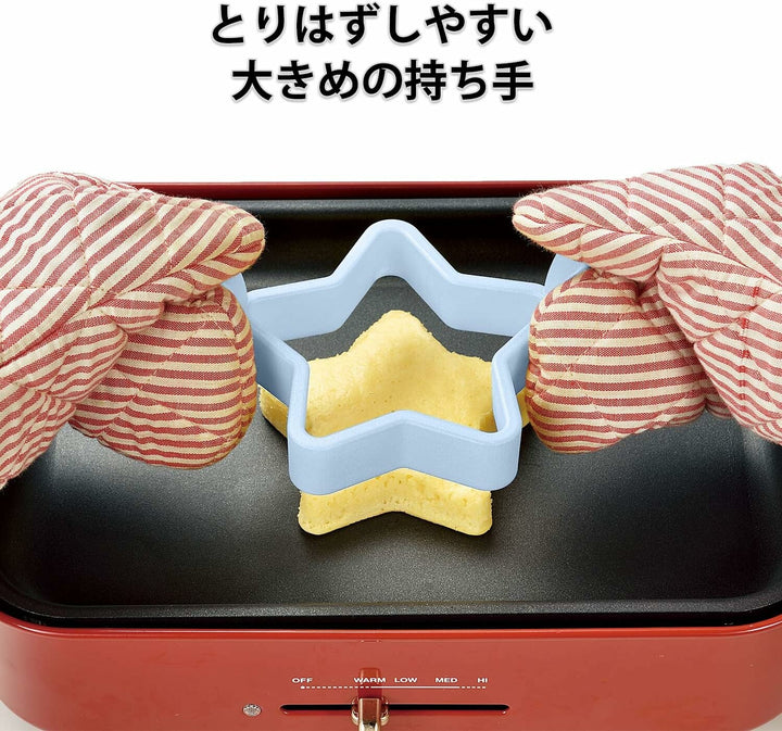 日本貝印 小廚師鬆餅模具套裝 (星星 月亮)
