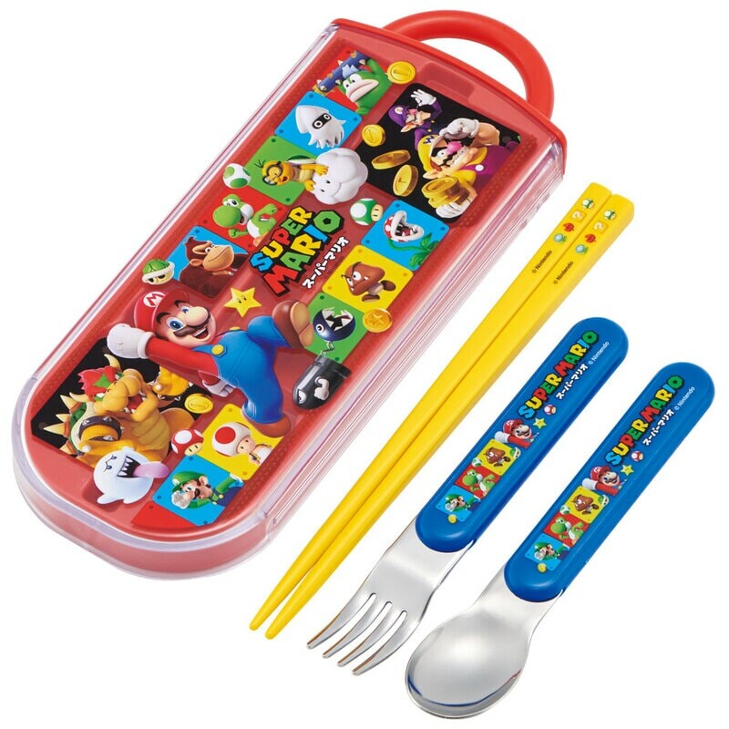 Super Mario Stainless Steel Portable Cutlery Trio Set