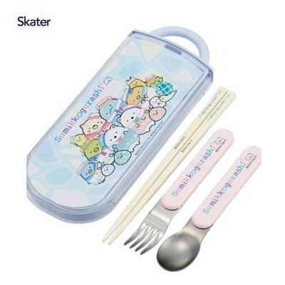 Sumikko Gurashi Stainless Steel Portable Cutlery Trio Set