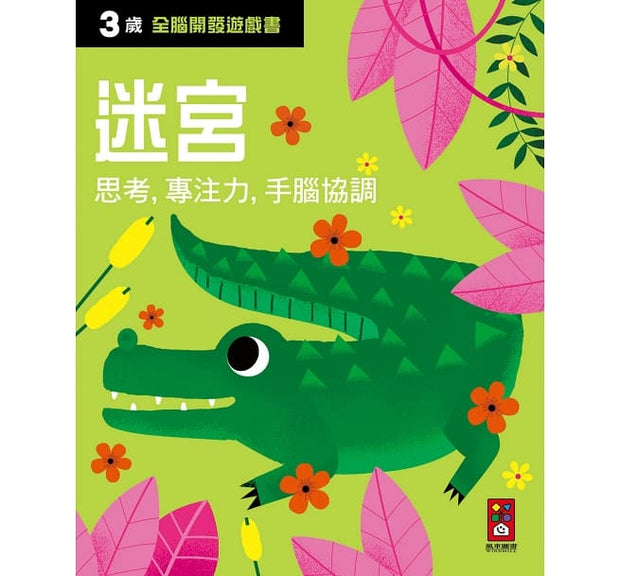 【IMPERFECT】三歲 全腦開發遊戲書 (五冊裝)
