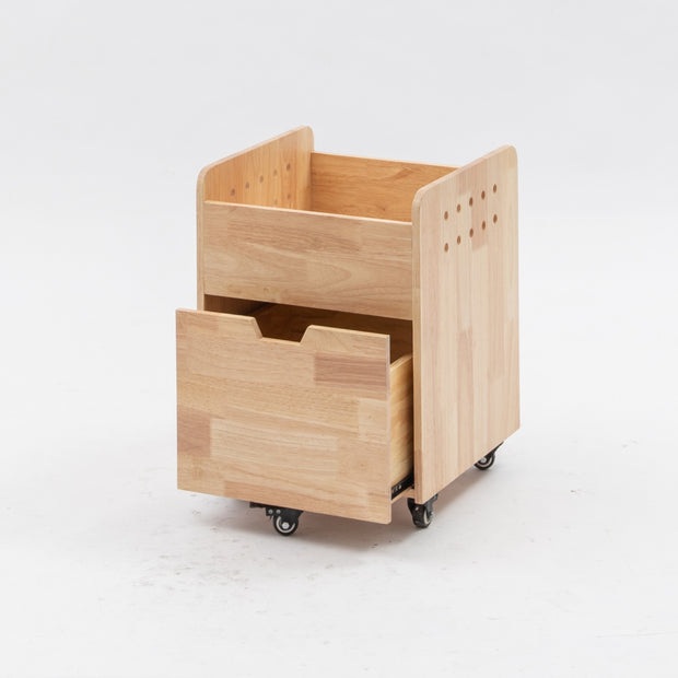 【Imperfect】Explorista Wooden Rolling Drawer Cubby 好好學跑跑書包櫃