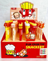 FAST FOOD SNACK RETRACTABLE GEL PEN