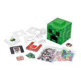 Creeper-shaped sticker maker with sticker components and decorations
