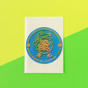 Taiwan Neon Card - Wishing You Good Wealth
