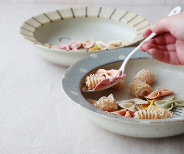 Mogu Mogu Japanese Mino Ware Kids Plate 3-Peice Set