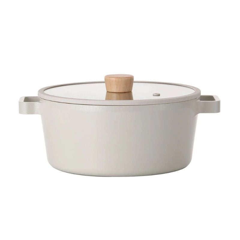FIKA 4QT Stock Pot with Glass Lid ( 9.4")