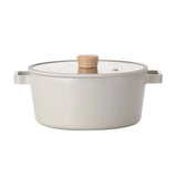 FIKA 4QT Stock Pot with Glass Lid ( 9.4")