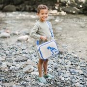 Blue Dino Lunch Bag for Kids 藍色恐龍午餐袋