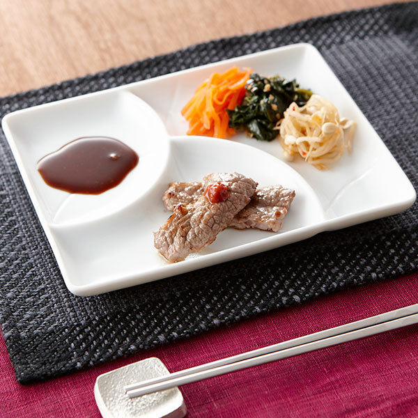 Miyama Minoyaki Japanese Porcelain Divider Plate