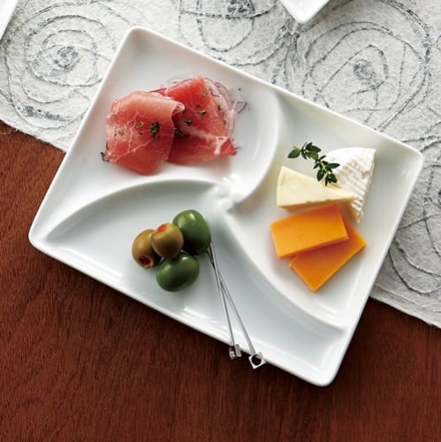 Miyama Minoyaki Japanese Porcelain Divider Plate
