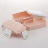 Antibacterial 2-Tier Lunch Box – Pink (600ml)