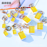 Mahjong Tile Keychain – Green Dragon (Fa)