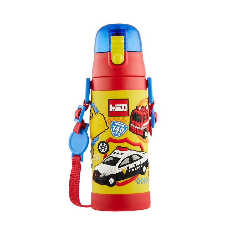 SKATER Stainless Steel Flask Water Bottle (480ml)- 3D Tomica