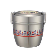 SKATER Cafe Bowl Stainless Steel Vacuum Insulation Food Jar 550 ml - Kiki's Delivery Service Modern Flower