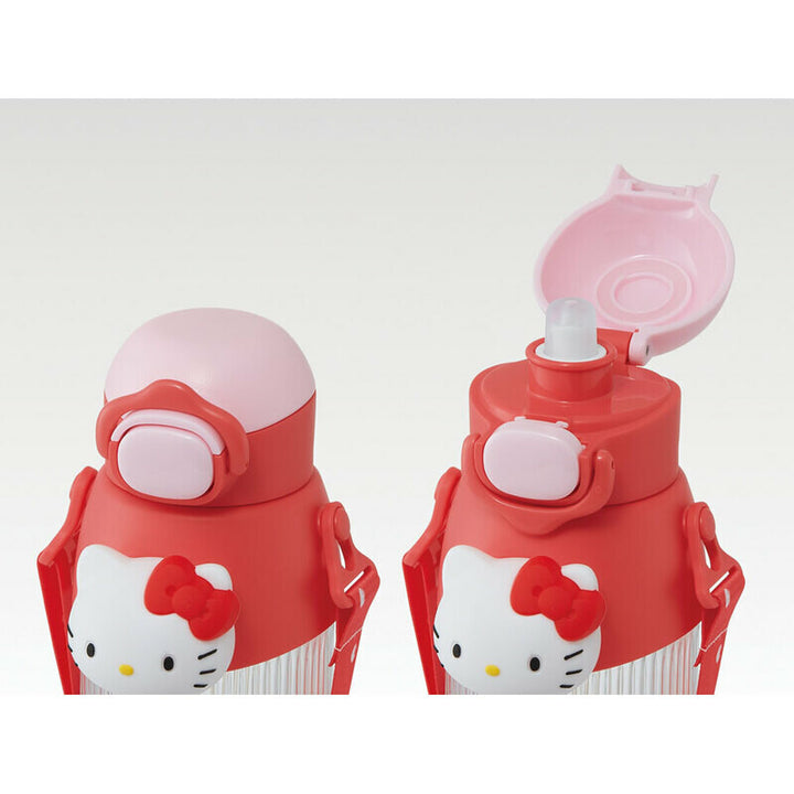 Hello Kitty 立體公仔吸管水壺（附背帶）