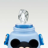 3D Mascot Straw Water Bottle with Carrier - Tsum Tsum Mickey