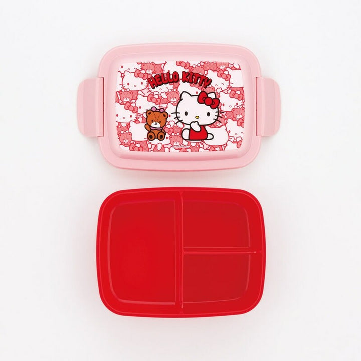 SKATER Divided Lunch Box- Hello Kitty (840ml)