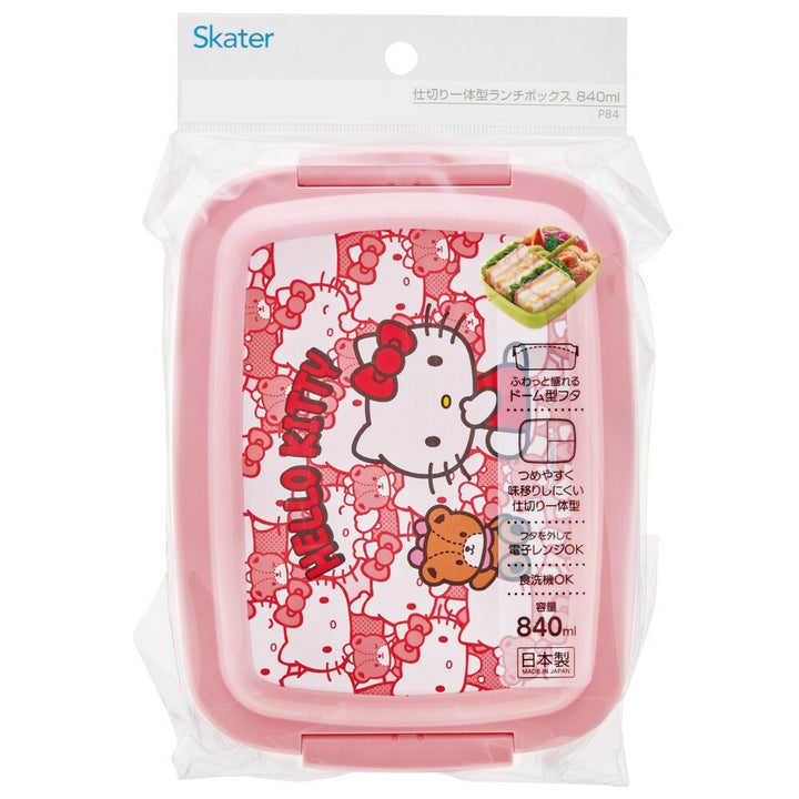 SKATER Divided Lunch Box- Hello Kitty (840ml)