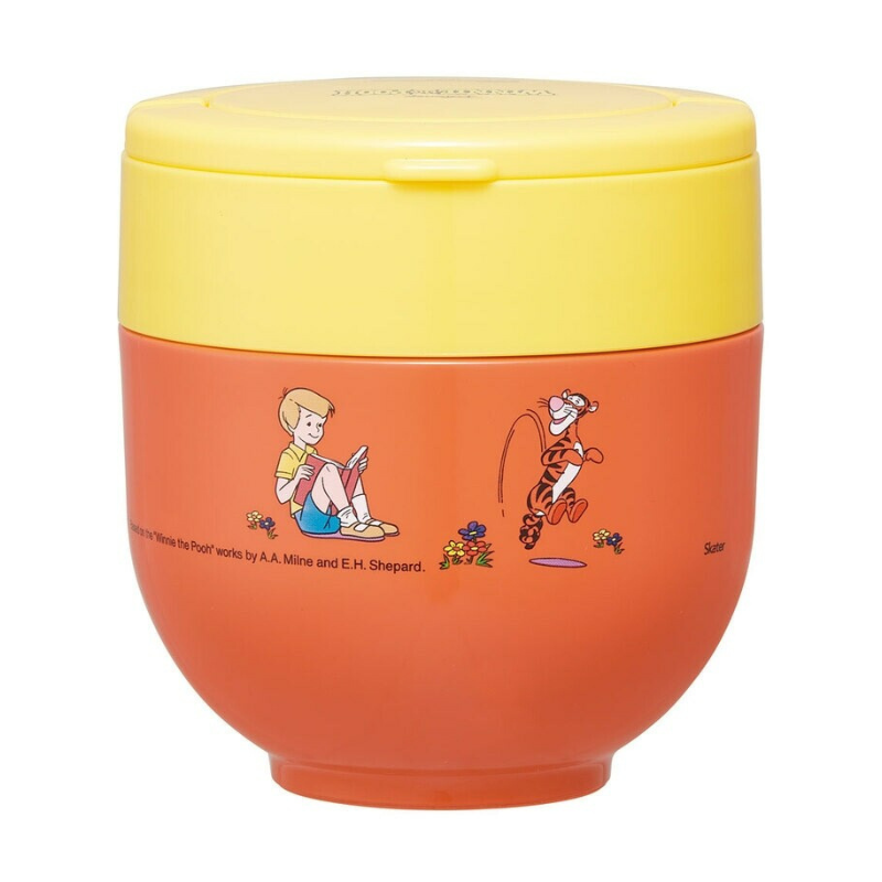 SKATER Cafe Bowl Stainless Steel Vacuum Insulation Food Jar 540ml - Winnie the Pooh