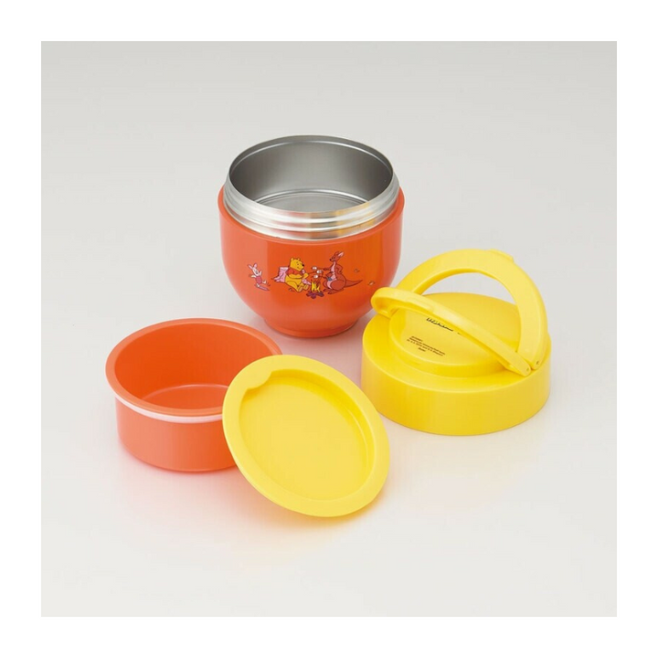 SKATER Cafe Bowl Stainless Steel Vacuum Insulation Food Jar 540ml - Winnie the Pooh
