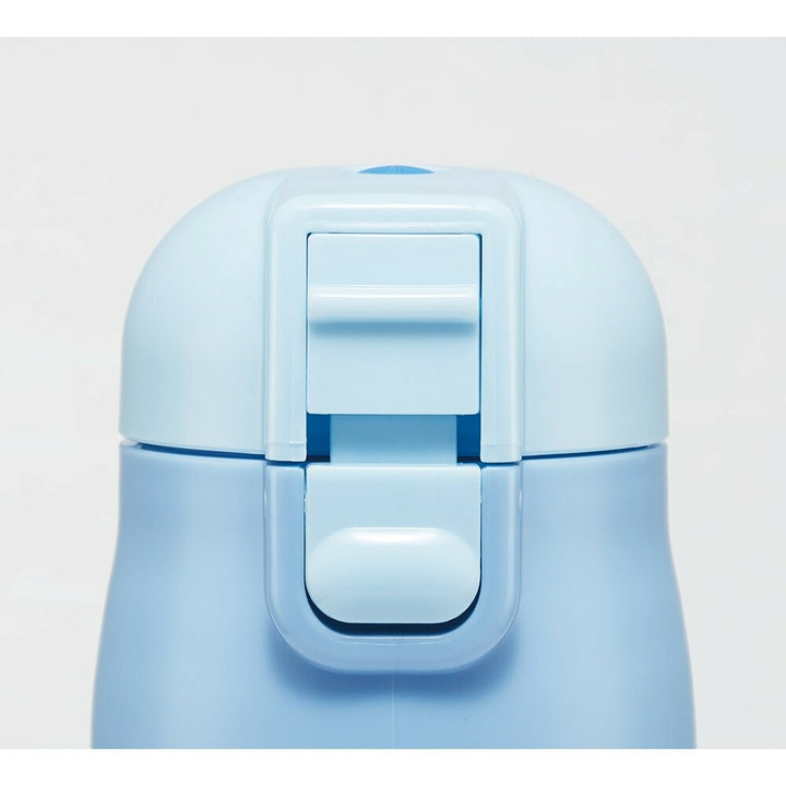 SKATER Stainless Steel Flask Water Bottle with Shoulder Strap - Cinnamoroll Big Ribbon (470mL)