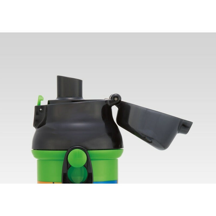 Antibacterial Flask Water Bottle with Carry Strap (480ml) - Minecraft