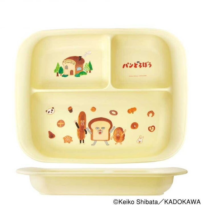 嬰幼兒分隔餐盤 – 麵包小偷