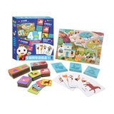 4-in-1 Brain Development Game Box (Animals)
