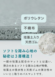 Flow Diatomaceous Earth Soft Bath Mat 抗菌軟珪藻土地墊