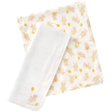 Baby Multi-Use Double Gauze Bath Cloth Set, 2-Pack (Bear & Balloon)