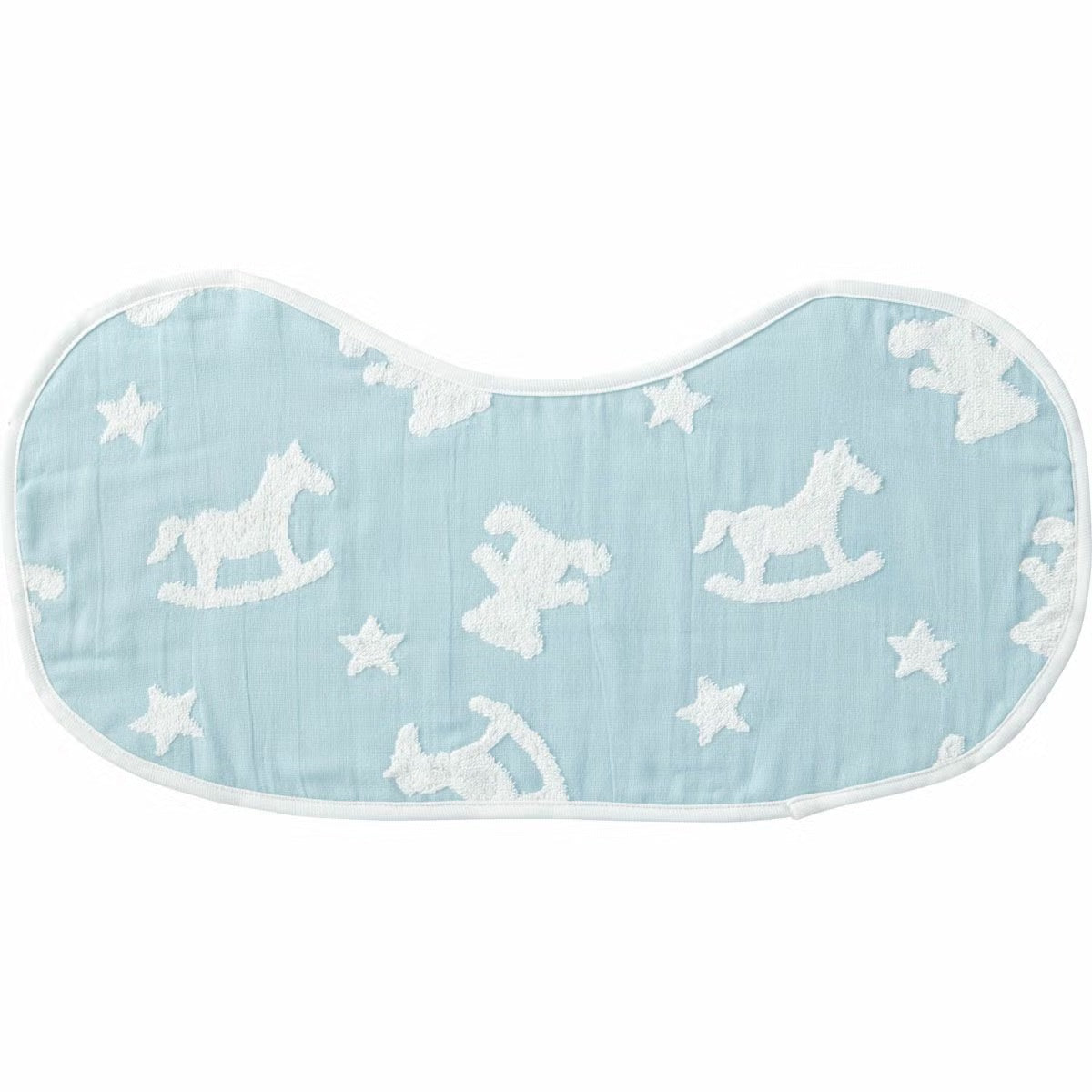 Soft Gauze Multi Bib / Burp Cloth – Teddy & Rocking Horse