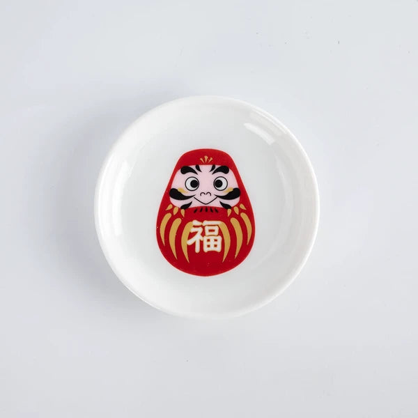 Daruma Small Plate Gift Set