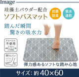 Diatomaceous Earth Powdered Soft Bath Mat