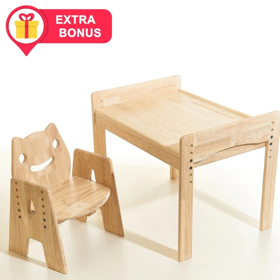 【Grow with Me Desk-Chair Bundle】幼兒成長桌+椅組
