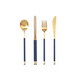 Kara Gold Flatware Dinner Set