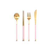 Kara Gold Flatware Dinner Set