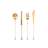 Kara Gold Flatware Dinner Set