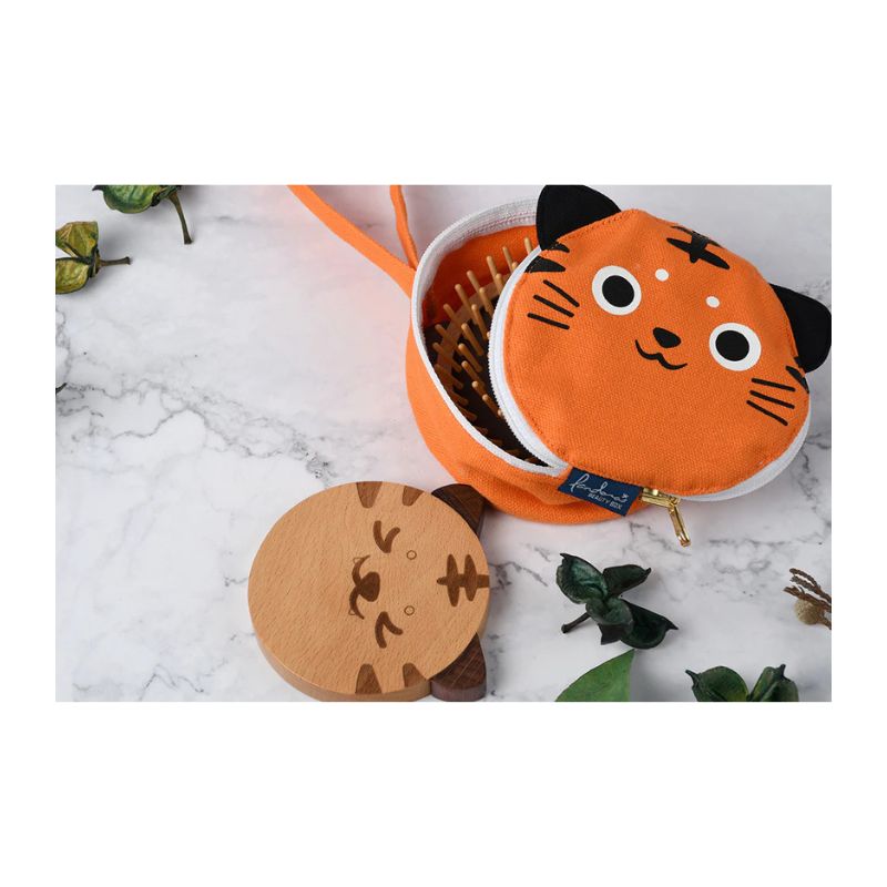 Little Tiger Travel Brush Set (3-Piece Set)
