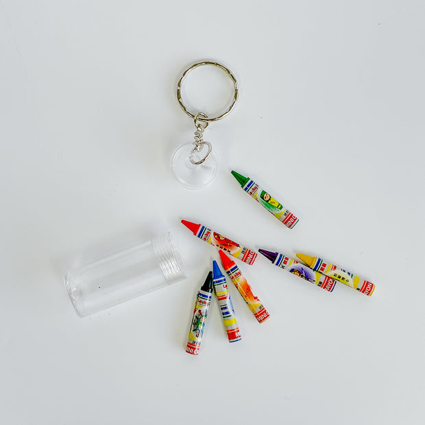 Mini Crayon Keychain