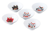 Maneki Neko Shallow Dish Gift Set