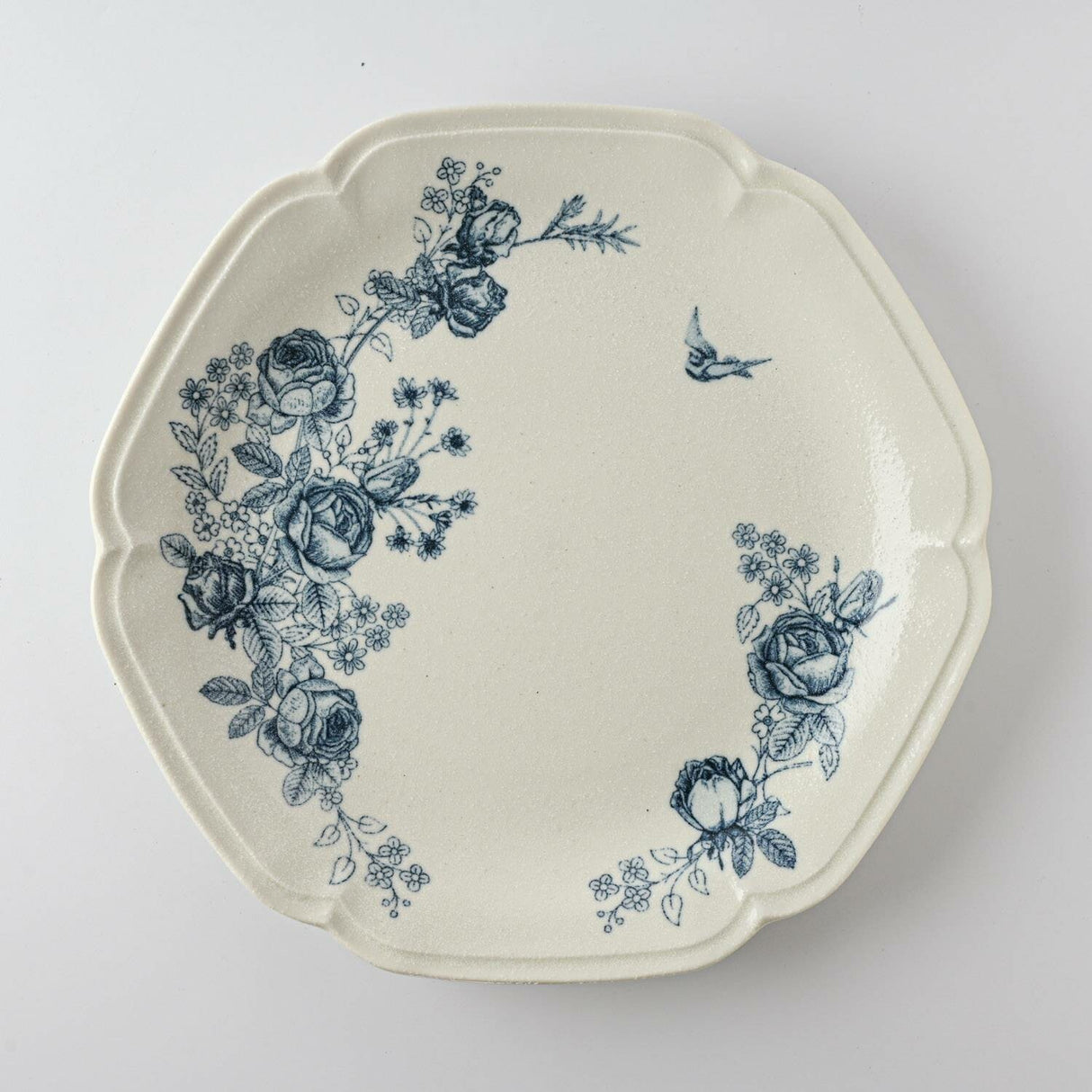 Mino Ware Vintage Rose Serving Plate (24cm)